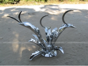 Stainless Steel Artichoke Flower Sculpture Indoor Sculpture
