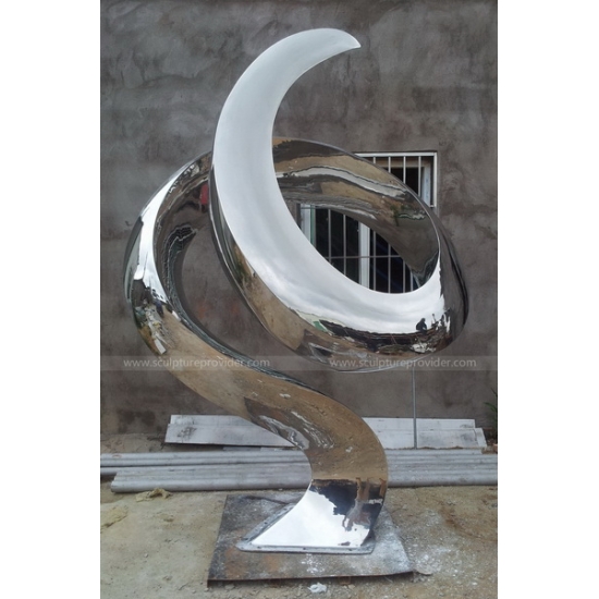 Stainless Steel Spiral Sculpture Park Sculpture