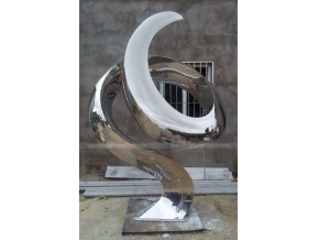 Stainless Steel Spiral Sculpture Park Sculpture